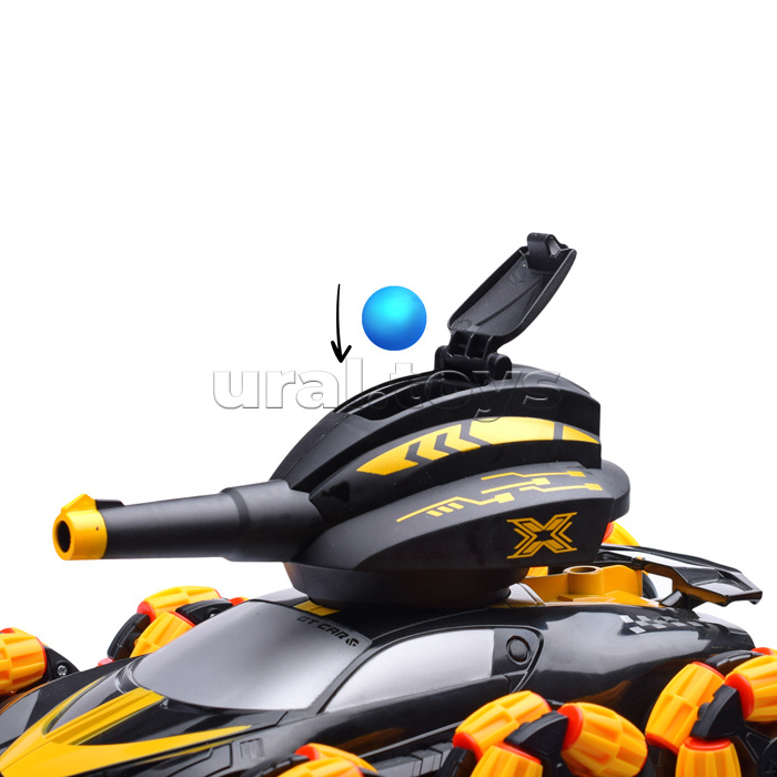 Машина "Гонки с пушкой" р/у, 27MHz, в коробке