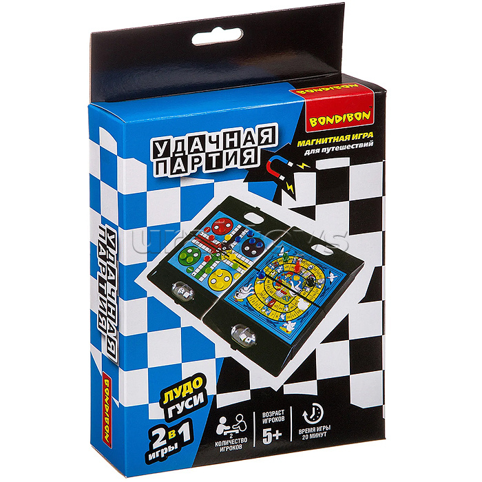 Удачная партия 2в1 (Лудо, гуси), ВОХ