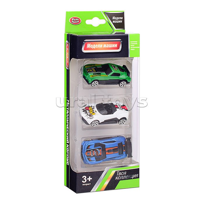 Набор машин "Гонки в городе" в коробке