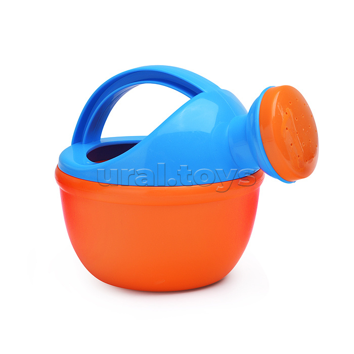 Песочный набор "Три кота" №14: Ведро с наклейкой, лопатка №5, грабельки №5, лейка малая №4