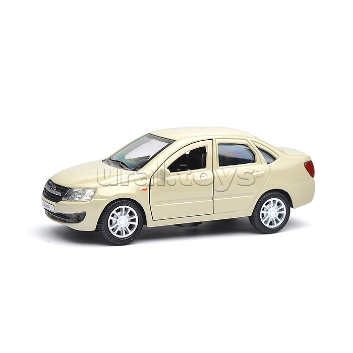 Машина металл LADA granta 11,5 см, (двери, инерц, бежевый,) в коробке Машина металл LADA granta 11,5 см, (двери, инерц, бежевый,) в коробке