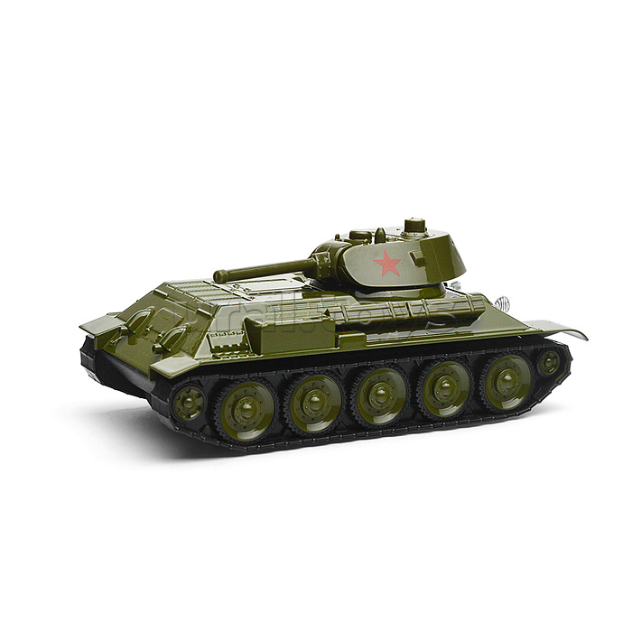 Машина металл Уралвагонзавод Т-90 Танк Т-34 12 см, зеленый, звезда, коробка Машина металл Уралвагонзавод Т-90 Танк Т-34 12 см, зеленый, звезда, коробка