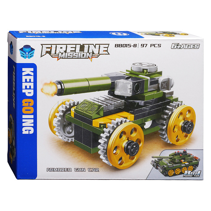 Конструктор "Танк" 8 в 1 (784 дет.) в коробке