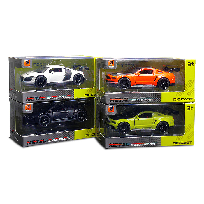 Машина "Спорт авто" со спойлером, в коробке