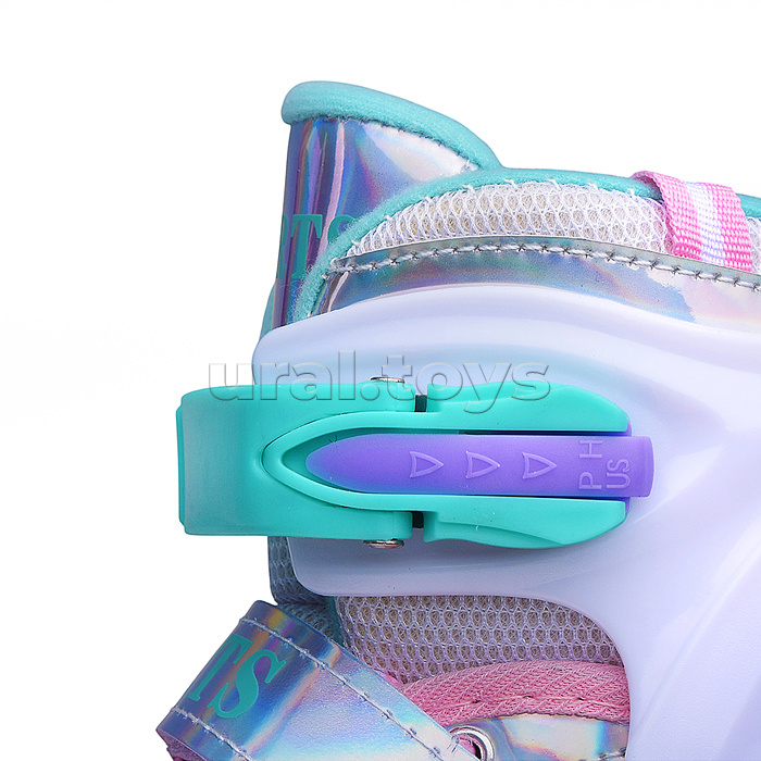 Ролики детские, размер S, 4 колеса (цвет зеленый)