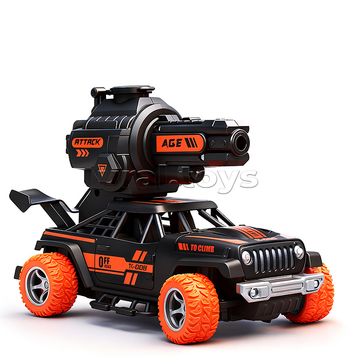 Машина "Джип" с аква пушкой, р/у, 27 MHz, в коробке