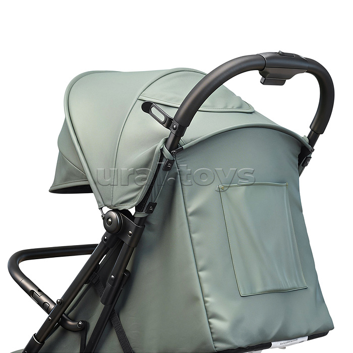 Детская прогулочная коляска-трость Prammy, зеленый