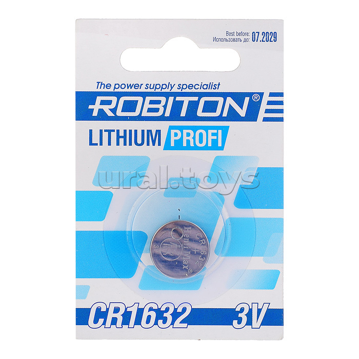 Батарейки литиевые ROBITON PROFI R-CR1632-BL1 CR1632 BL1