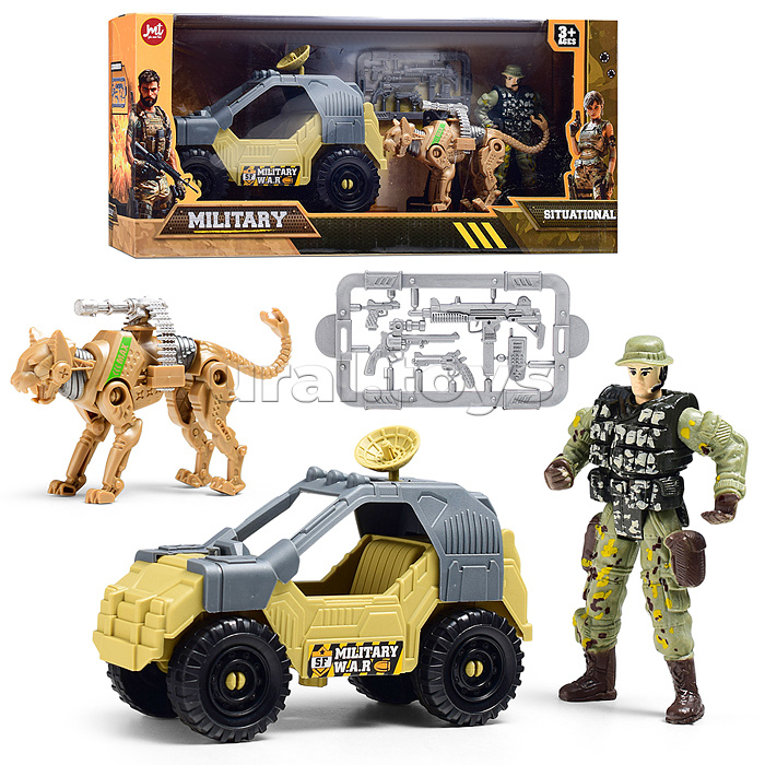 Набор армия  F33-1 "Строевой расчет" в коробке