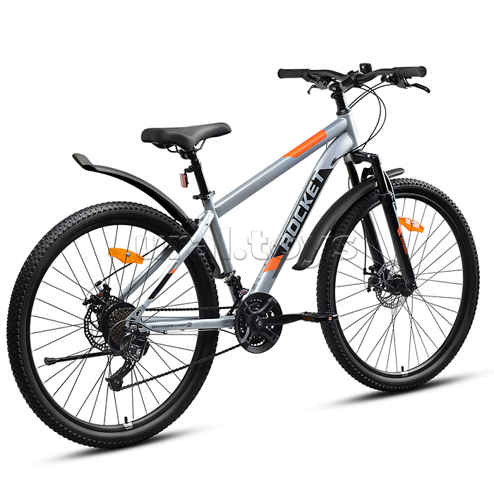 Велосипед 27,5" Rocket Crater 27.5, цвет серый, размер 18"
