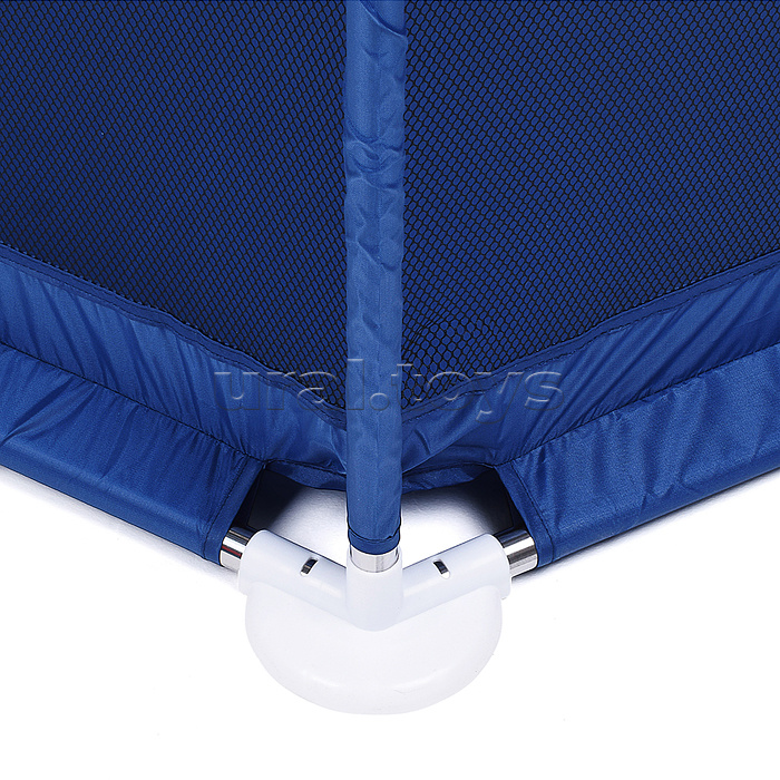 Манеж детский шестигранный (113*130*65) цвет синий в пакете