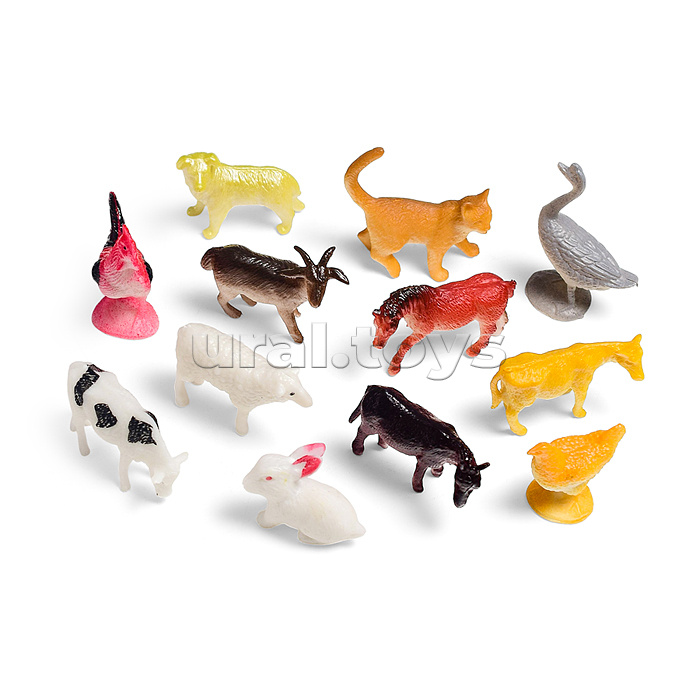 Набор животных "Домашняя ферма-2" (в ассортименте) в пакете