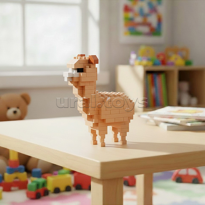 Конструктор "Альпака" 3D, в коробке