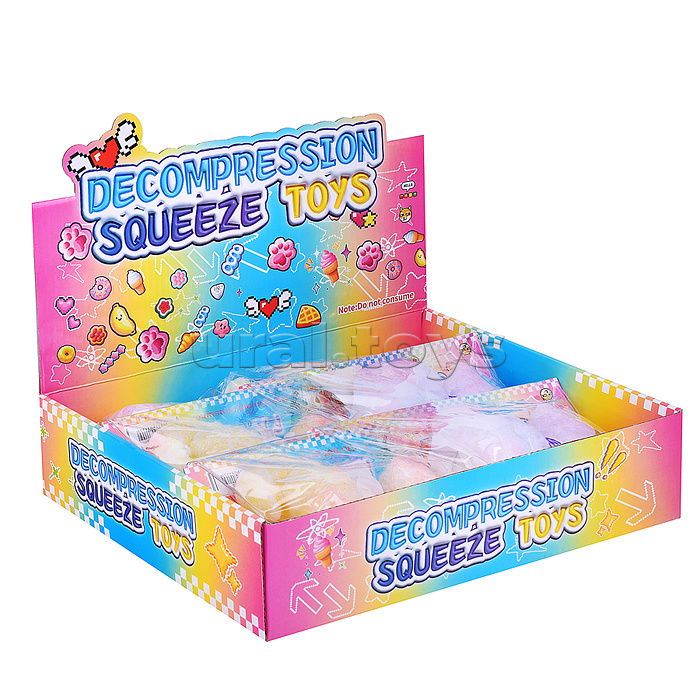 Игрушка-антистресс "Плюшевый кот" (лежачий)