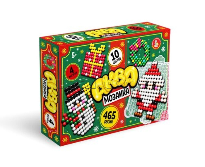 
Аквамозаика "Новый год" 4 фигурки, 465 эл