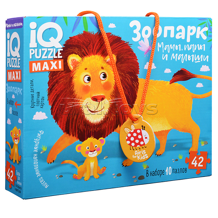 IQ Пазл напольный. Зоопарк 2+ IQ Пазл напольный. Зоопарк 2+
