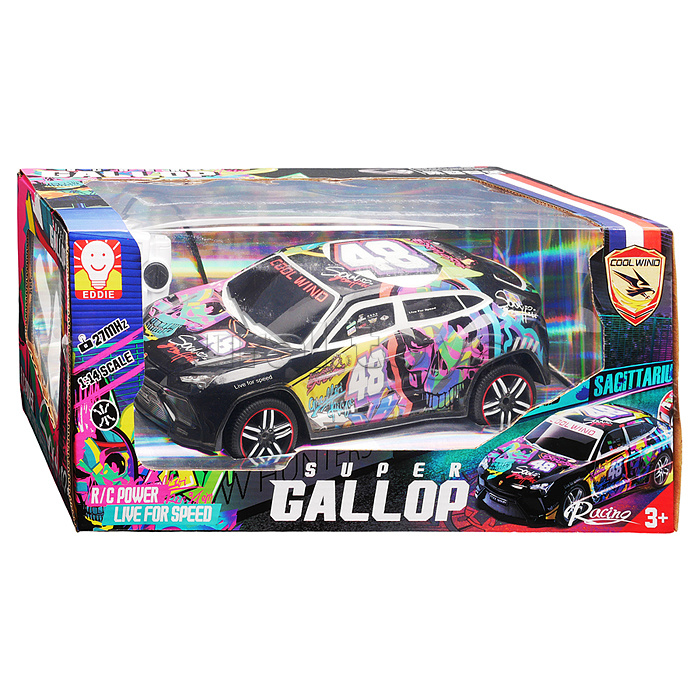 Машина "Городские гонки" на р/у, 27 MHz, в коробке