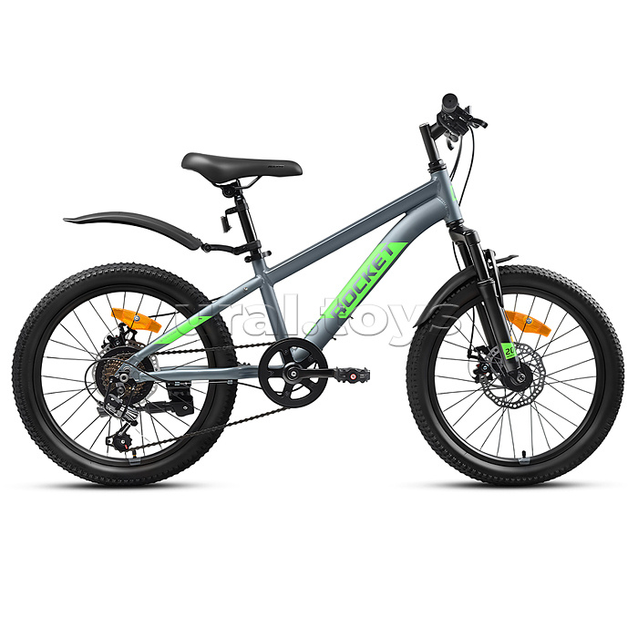 Велосипед 20" Rocket Crux 4.0 , цвет серый, размер 11"