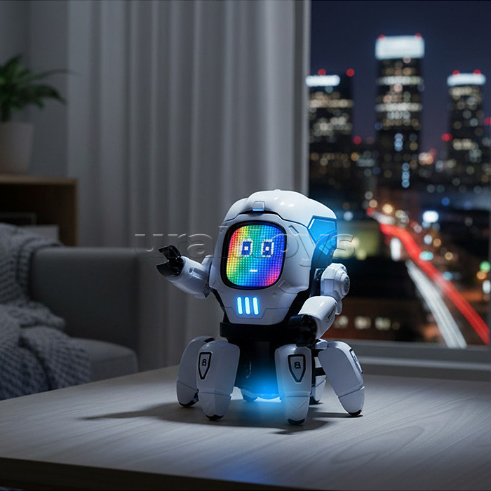 Робот "Многоножка" (свет, звук) в коробке