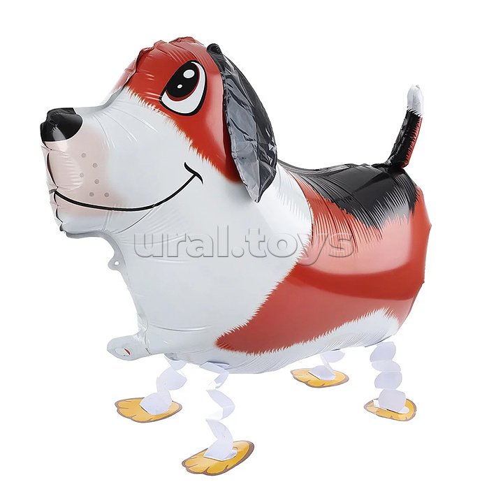 Шар 3D (24''/61 см) Ходячая Фигура, Бигль, 1 шт. в уп.