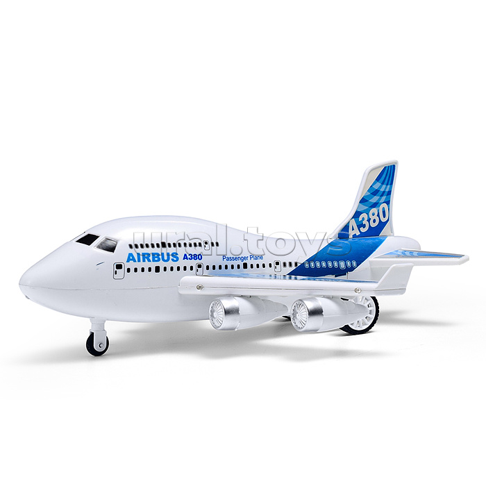 Самолет "Боинг-2" р/у, 27 MHz, свет, аккум, в коробке