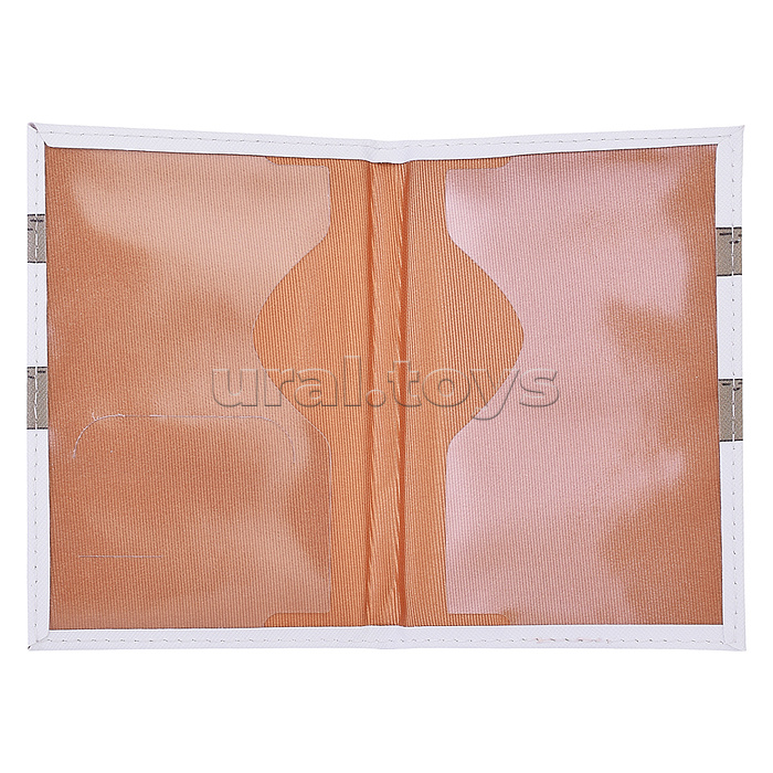 Обложка для паспорта "Sweet Dreams!" 10x14 см, искусственная кожа, поролон, цветная печать, отстрочка, одно отделение для визитки, в пластиковом пакете с европодвесом Обложка для паспорта "Sweet Dreams!" 10x14 см, искусственная кожа, поролон, цветная печать, отстрочка, одно отделение для визитки, в пластиковом пакете с европодвесом