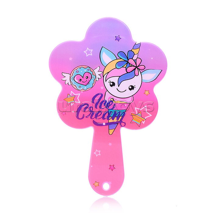 Набор расческа+зеркало "Ice cream" в ассортименте