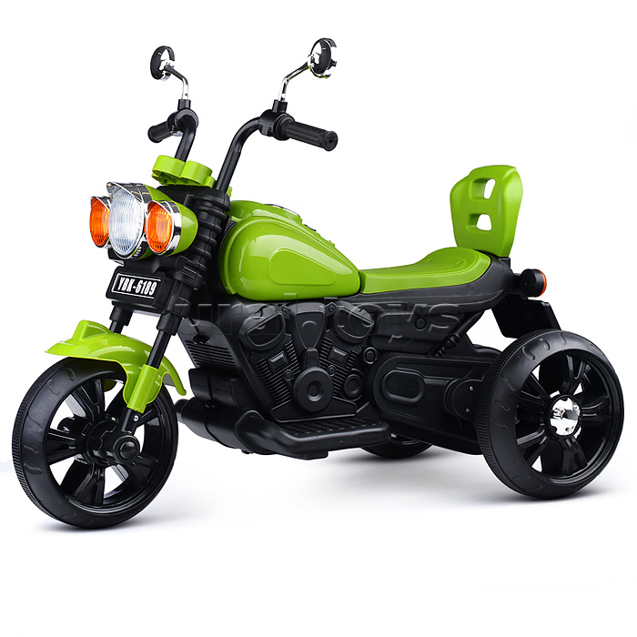 Мотоцикл "Спорт байк" на аккумуляторе, в коробке (зеленый)