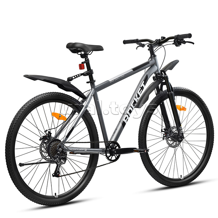 Велосипед 29" Rocket Crater Pro 29, цвет серый, размер 17,5"