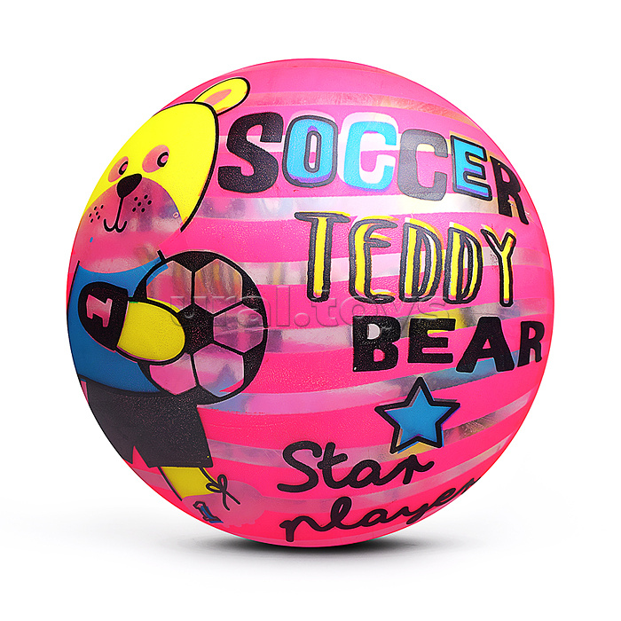 Мяч надувной детский PVC "Спортивный мишка" 22см