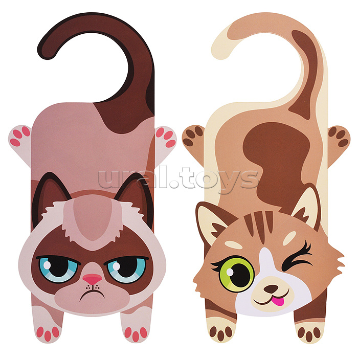 3Д аппликация. 3D-таблички на дверь. Классные кошки