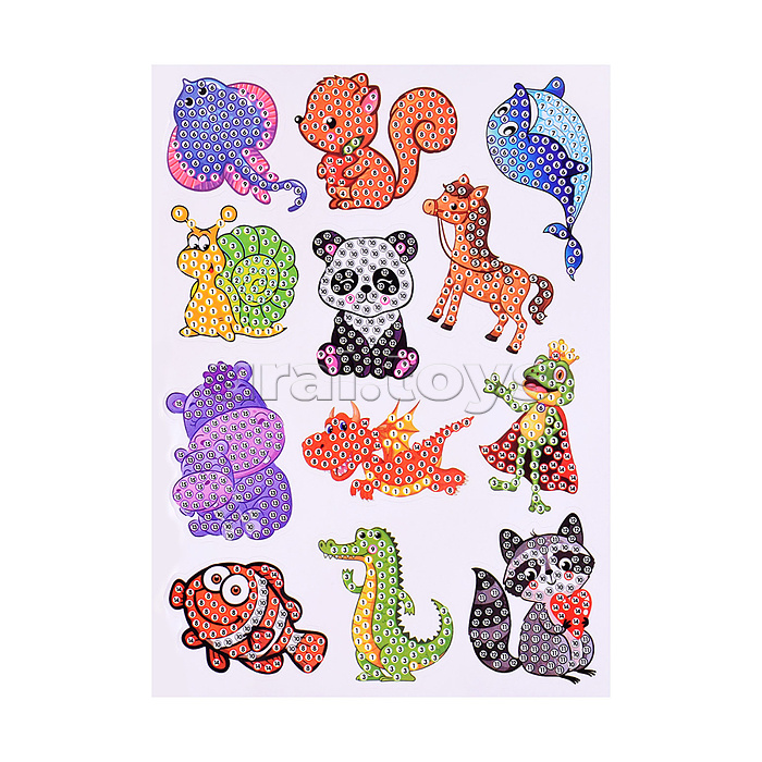 Мозаика алмазная "Животный мир" в коробке