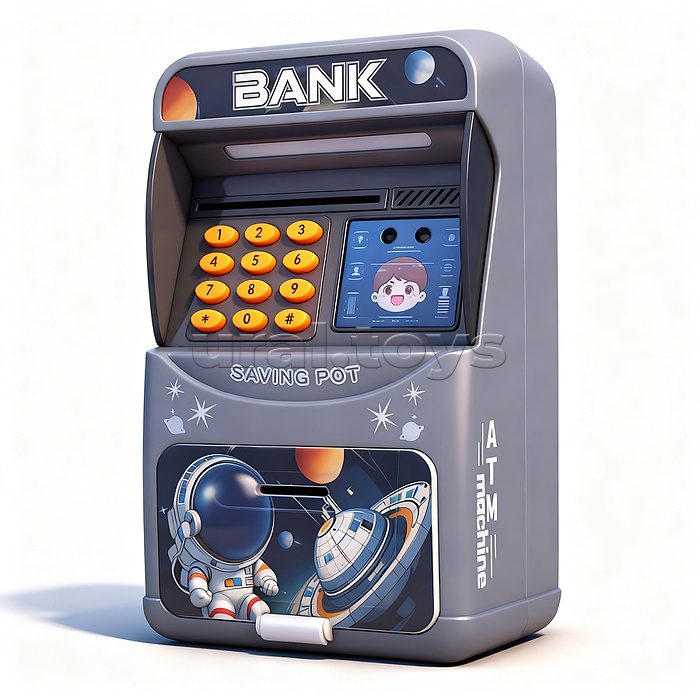 Копилка "Мой первый банкомат" (свет, звук) в коробке