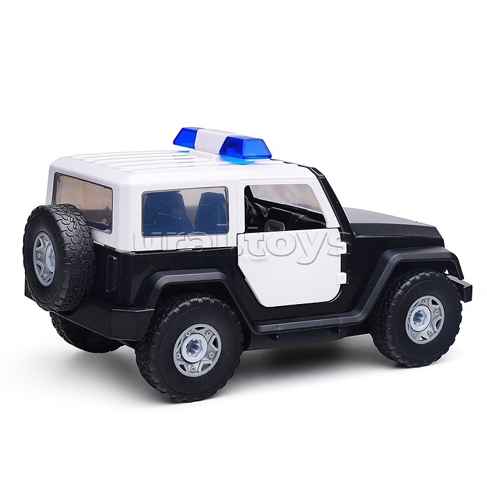 Конструктор "Полицейская машина" (свет/звук) в коробке