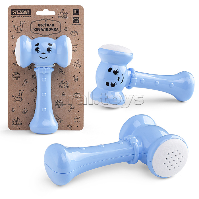 Погремушка "Веселая кувалдочка" Коллекция "Зефир"