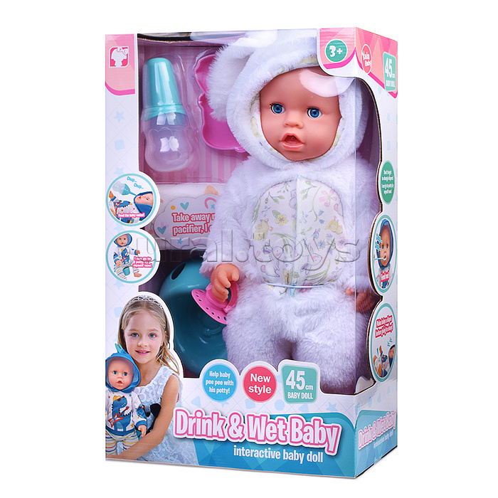 Пупс с аксессуарами "Алёнка" в коробке