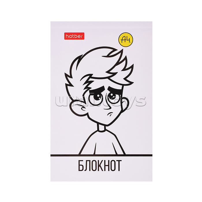 Блокнот А7 48л клетка "Влад А4" в Дисплее  52 шт