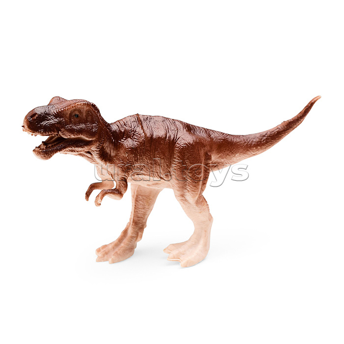 Игрушка пластизоль "Динозавры" 4 шт пакет, хеддер Рассказы о животных