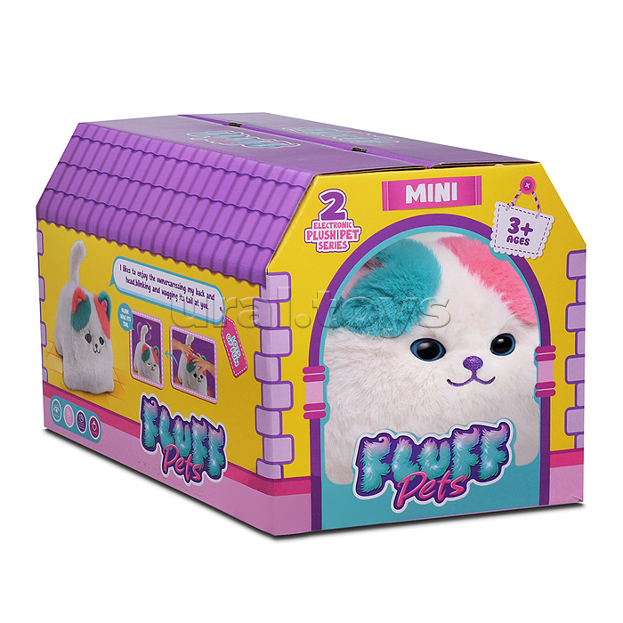 Кошка "Матильда" (глазки двигаются, запись, поёт и пьёт молоко) в коробке