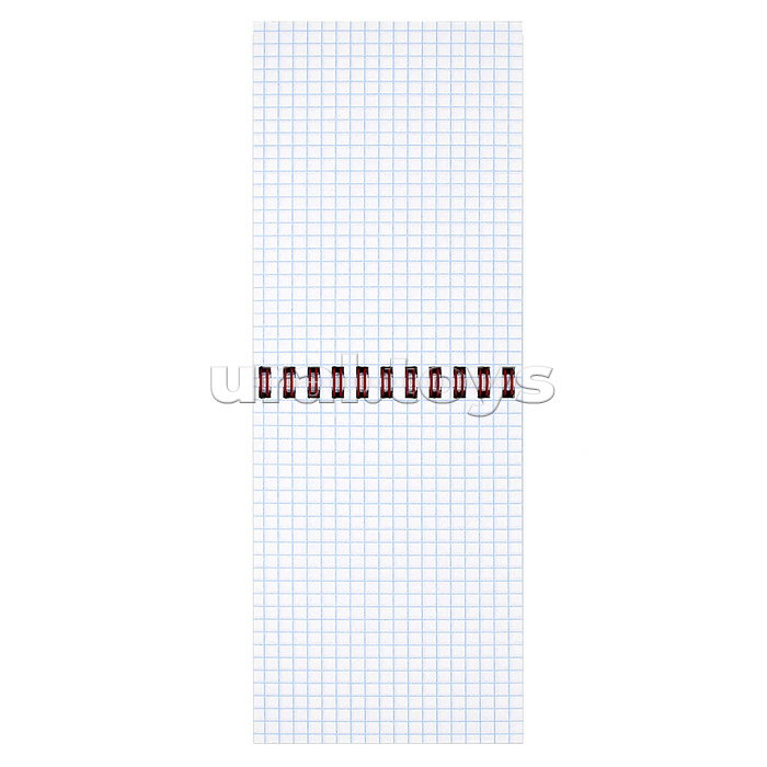 Блокнот А6 80л. "Котенок в наушниках" клетка