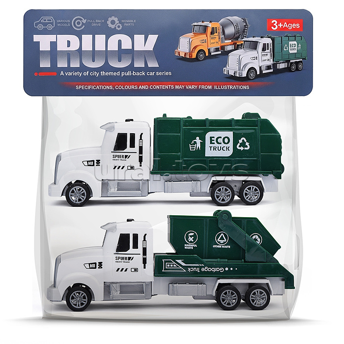 Набор машин "Эко фура" в пакете