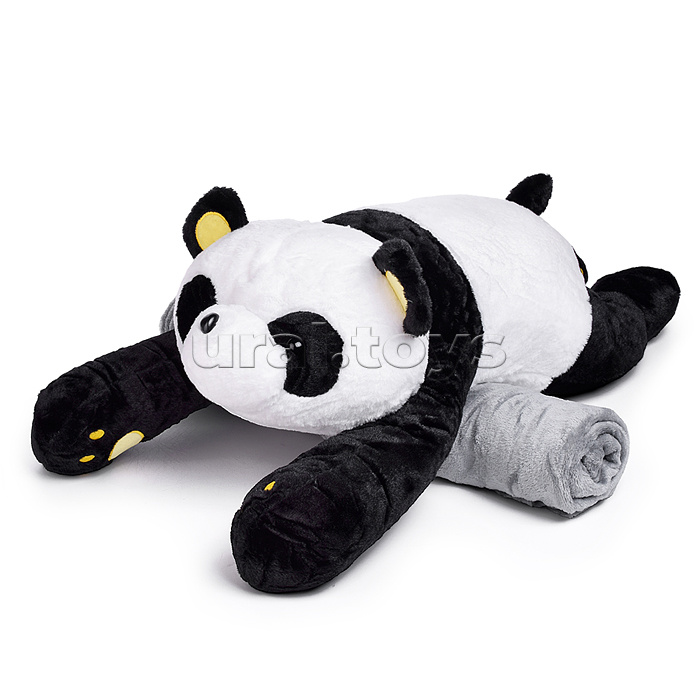 Мягкая игрушка "Медведь" с пледом (110х160)