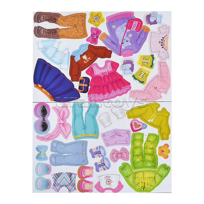 Игра магнитная "Одевашки. Модная девчонка. Ксюша"