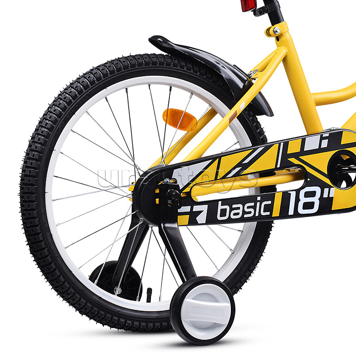Велосипед 18" Rocket Basic, цвет желтый