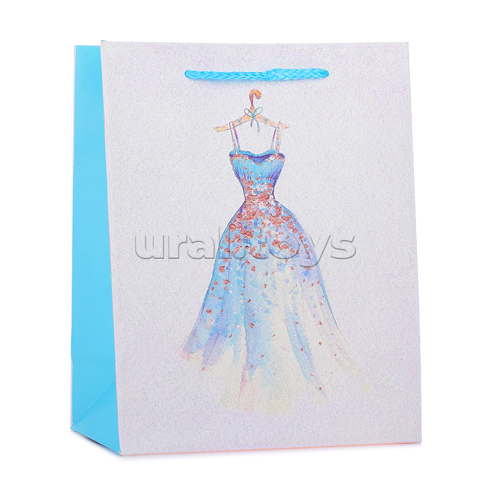 Пакет подарочный "Роскошное платье" 18*23*10