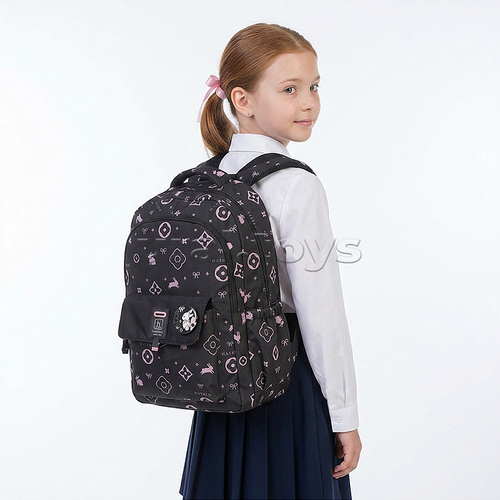 Рюкзак "Стиль. Кокетка" 46х31,5х16,5см полиэстер 2 отделения 3 кармана