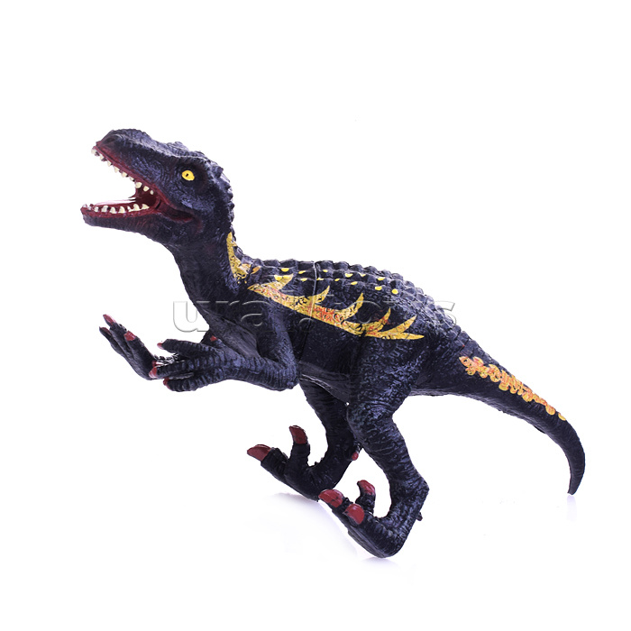 Динозавр "Аллозавр" с желтой полоской, в коробке