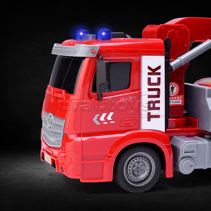 Машина "Автоперевозчик" на батарейках, в коробке