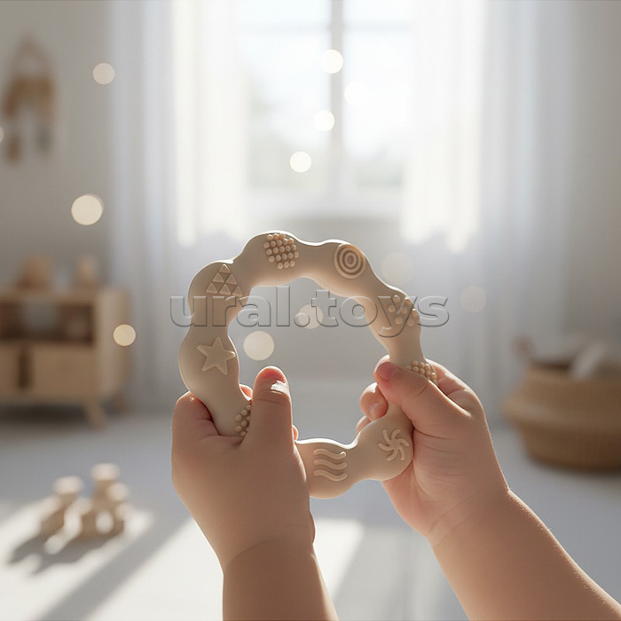 Игрушка -грызунок "Волнистый кружок"