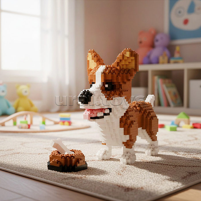 Конструктор "Корги" 3D, в коробке
